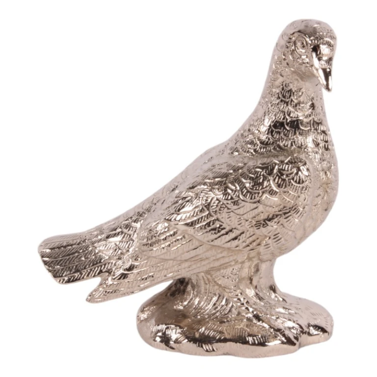 Taube Messing – Silber – 15 cm