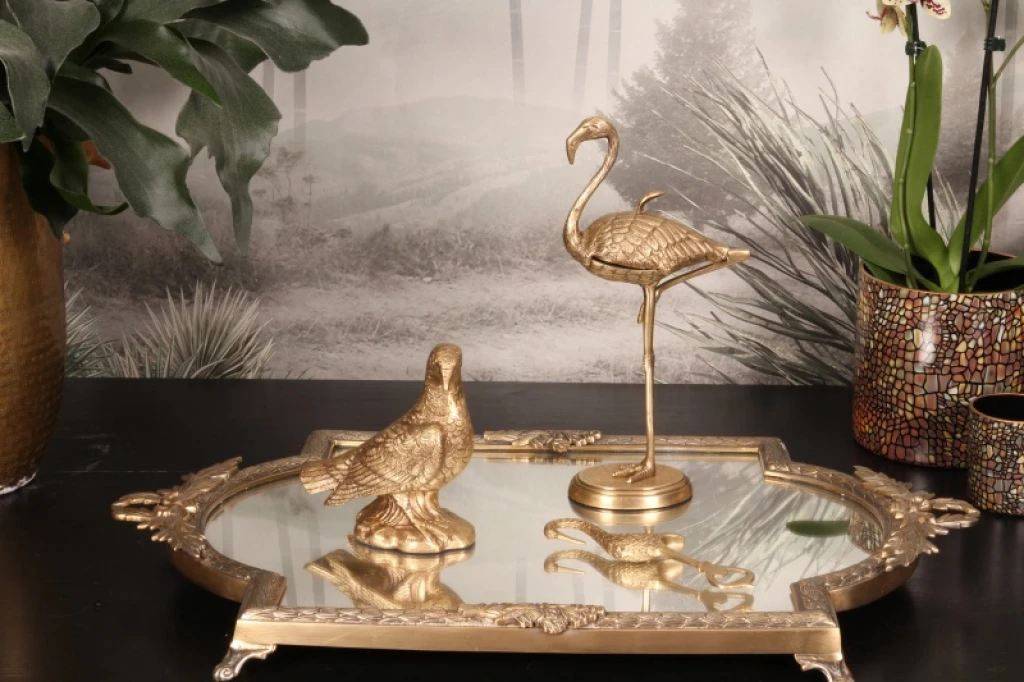 Taube Messing - Gold - 15 cm