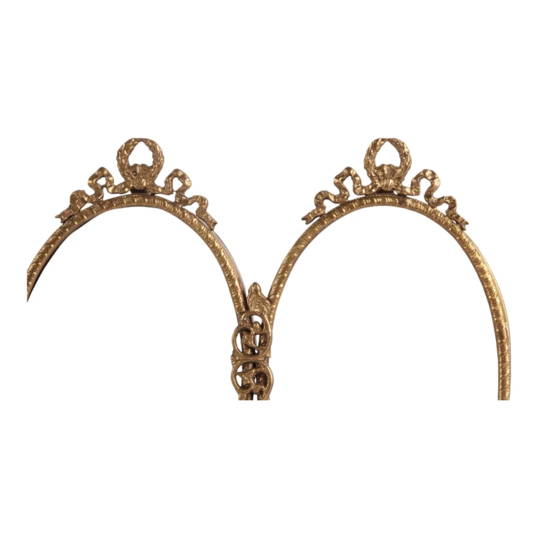 Fotorahmen - 22 cm - Gold - Messing - Oval - Stehend