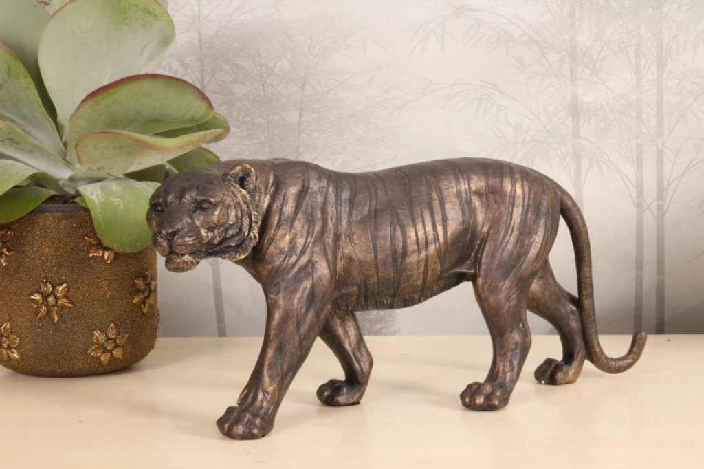 Tigerfigur – Gold – 53 cm