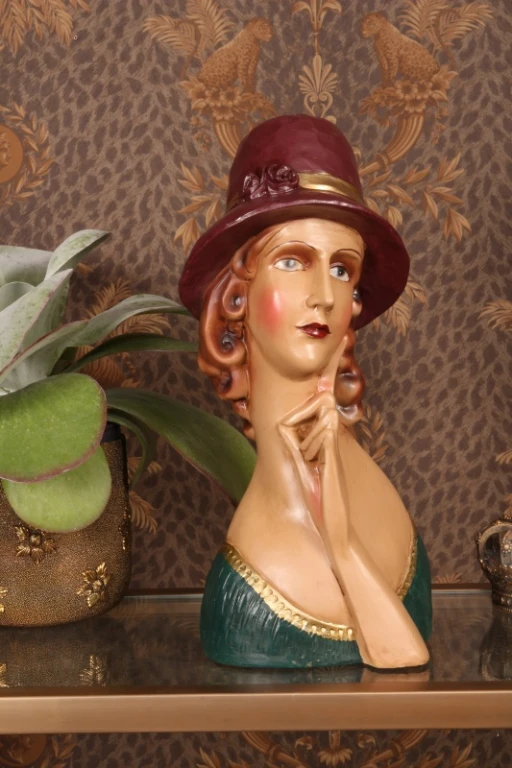 Büste Frau - Braun - 44,5 cm