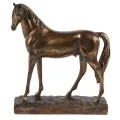 Paardenbeeld - goud - 28 cm