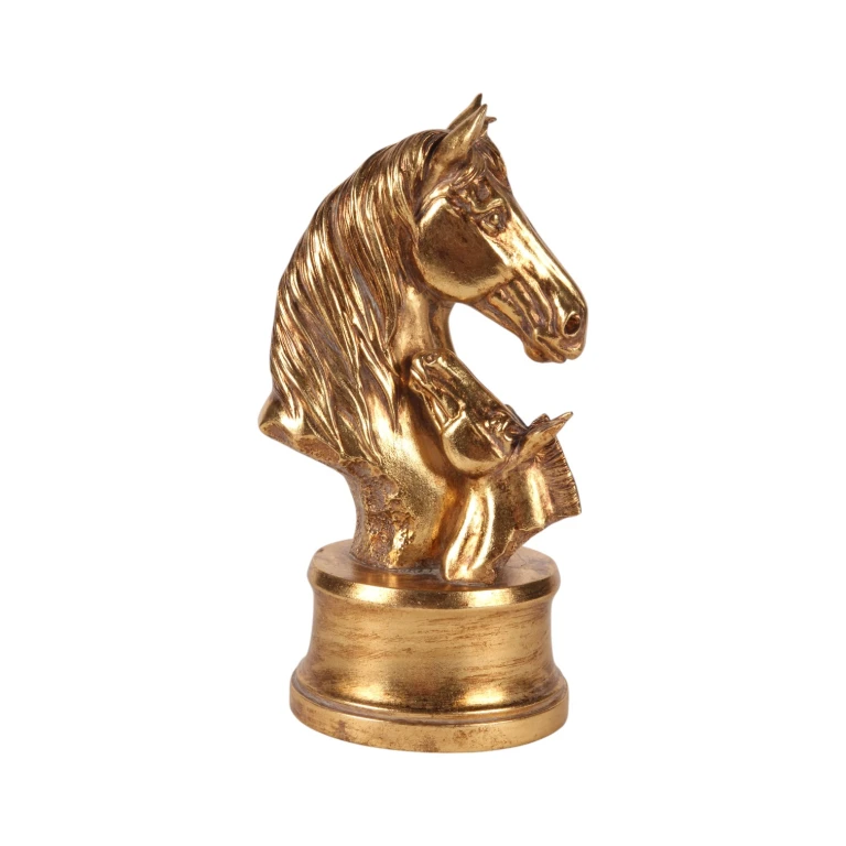 Pferdeköpfe Gold - 26,5 cm - 1 Stück