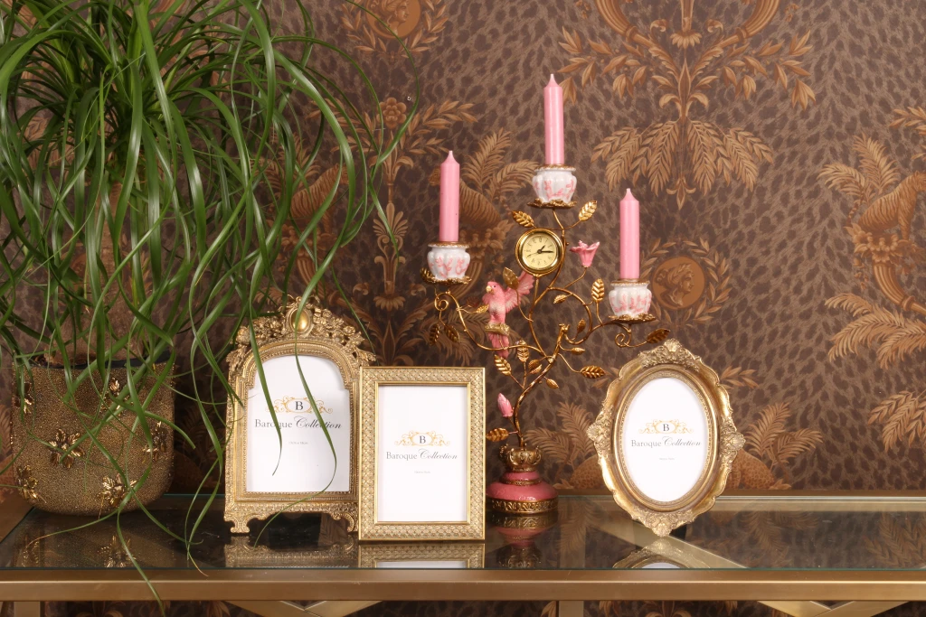 Fotogitter 13 x 18 cm – Gold – Kunstharz