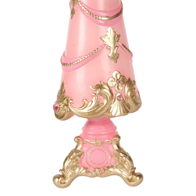 Miniatur-Weihnachtsbaum – rosa – 35,8 cm – Kunstharz
