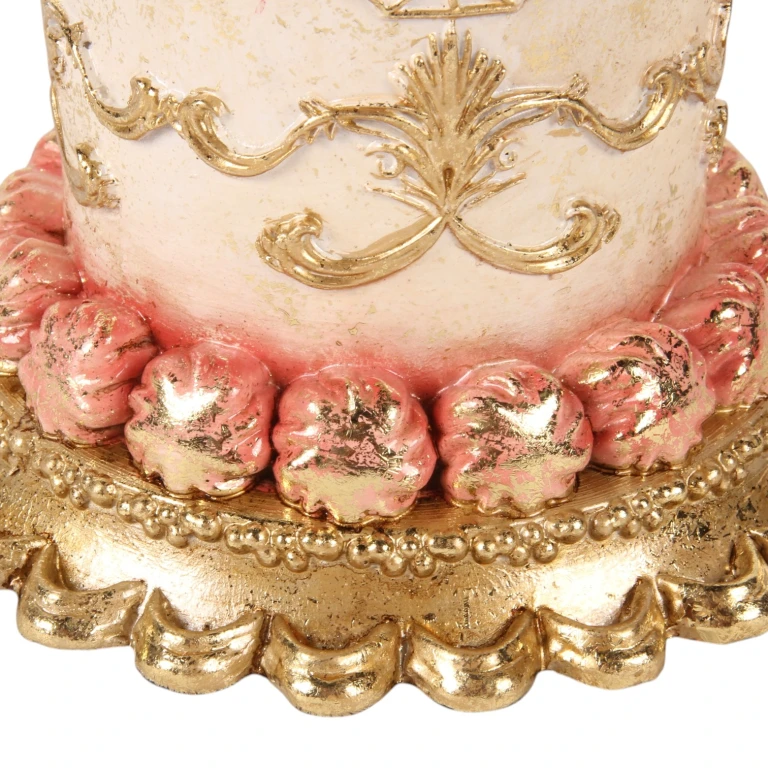 Dekoratortorte - rosa - 18,5 cm - Kunstharz