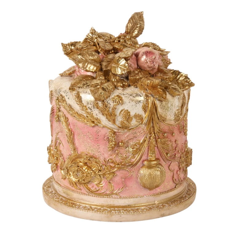 Dekoratortorte – rosa – 24 cm – Kunstharz