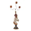 Kerzenständer Pferd - 55 cm - multi - Kunstharz