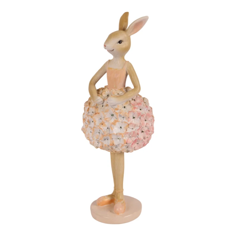 Hasenfigur - rosa - 22 cm