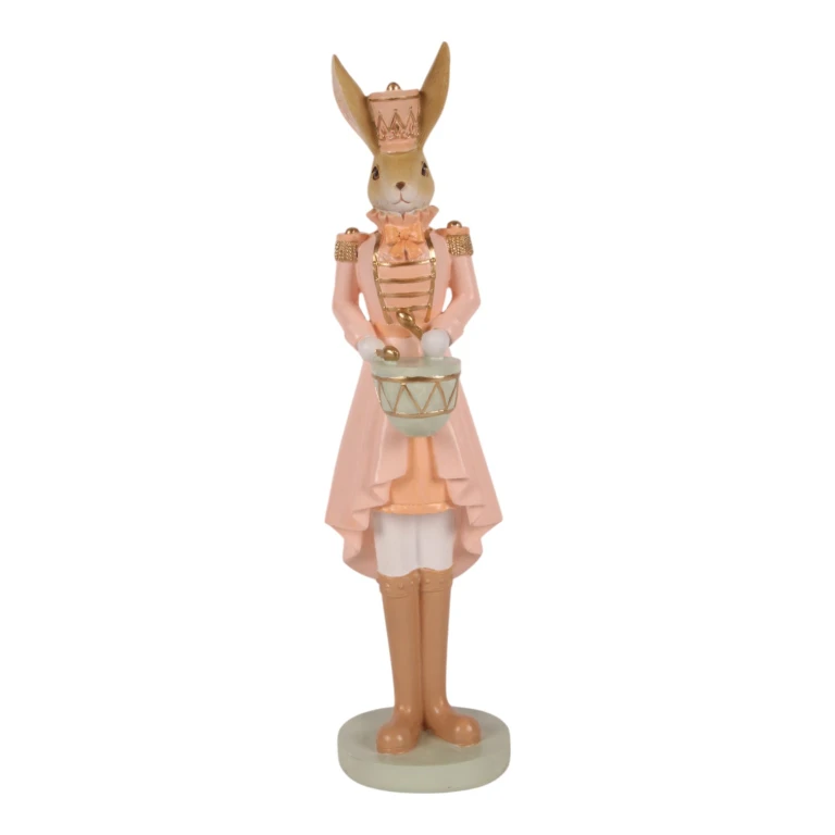 Hasenfigur - rosa - 31 cm