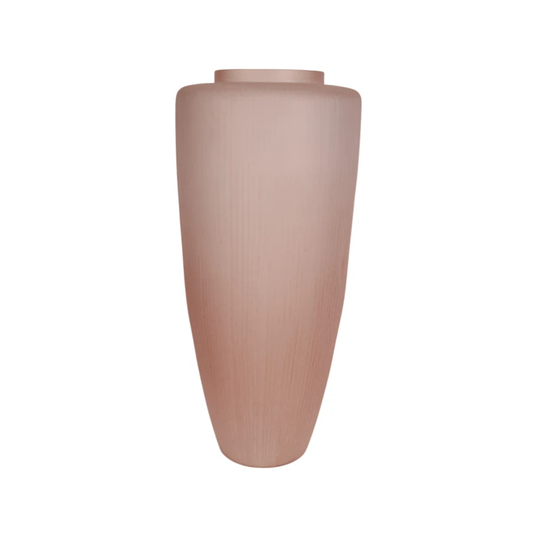Vaas Clay - 72 cm - rosa - Glas