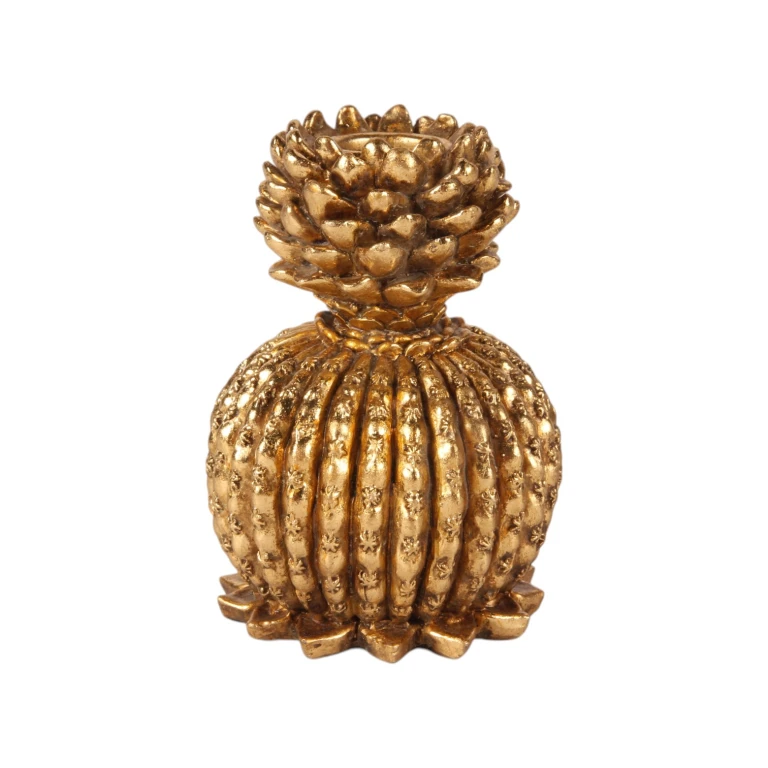 Kerzenständer Antik - 10,5 cm - Gold - Kunstharz