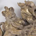 Wandplaque - beige/bruin - 38 cm - kunsthars