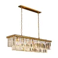 Kronleuchter Hilton – Gold – Glas – 125 cm