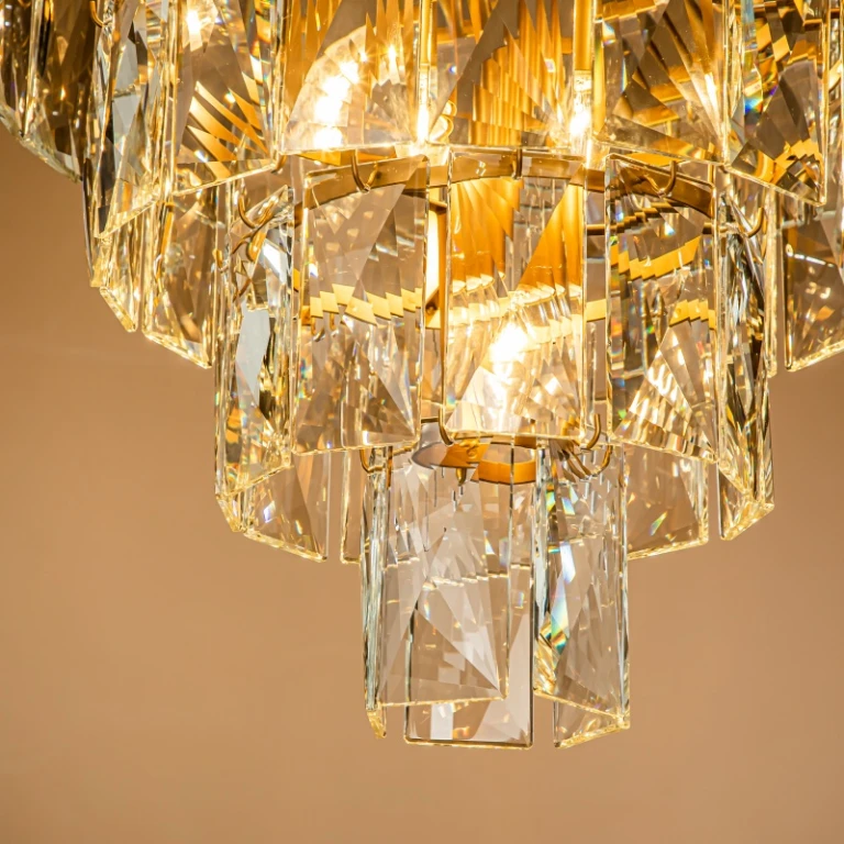 Dutch Style Kronleuchter Basilio - 60 cm - Gold - Glas