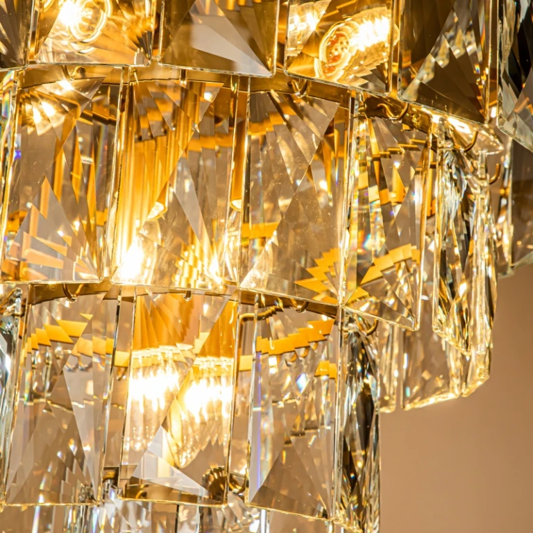 Dutch Style Kronleuchter Basilio - 60 cm - Gold - Glas