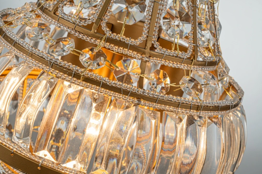 Dutch Style Kronleuchter Colosseo - 80 cm - Gold - Eisen und Glas