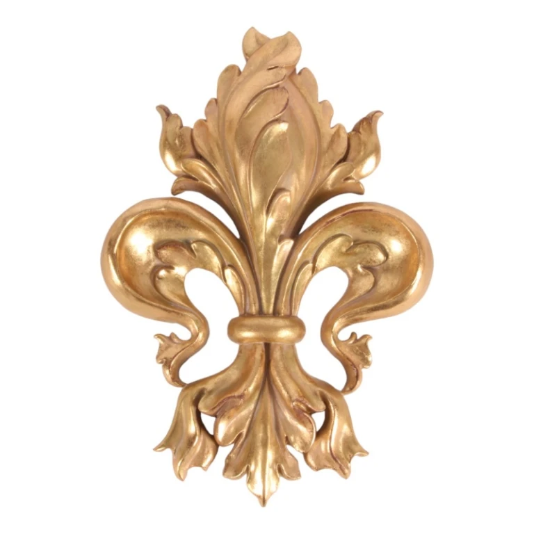 Wandornament – Gold – 33 cm – Kunstharz