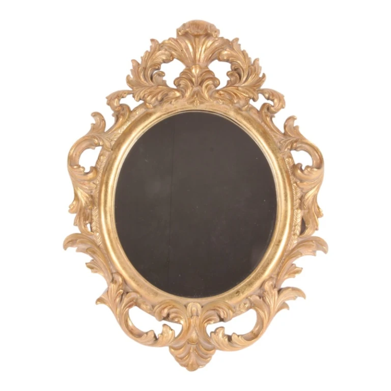 Wandspiegel - Gold - Kunstharz - 56 cm - 1 Stück