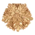 Wandornament Bloem - goud - 25,5 cm - kunsthars