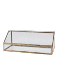 Displaybox - Gold - Kupfer und Glas - 30 x 12 cm - 1 Stück