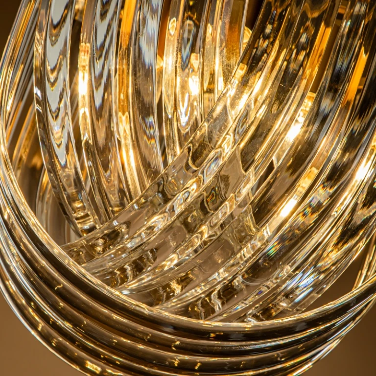 Dutch Style Kronleuchter Chelsea 37 cm – Gold – Eisen und Glas