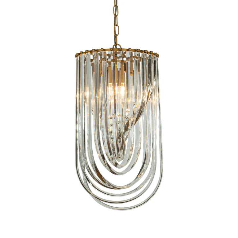 Dutch Style Kronleuchter Chelsea - 61 cm - Gold - Eisen und Glas