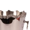 Wijnkoeler - zilver - messing - 28 cm - 1 stuk