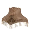 Lampenkap Victorian Dome Eliza - 38 cm - bruin - stof